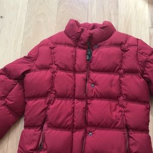Eddie Bauer quilted goose down jacket